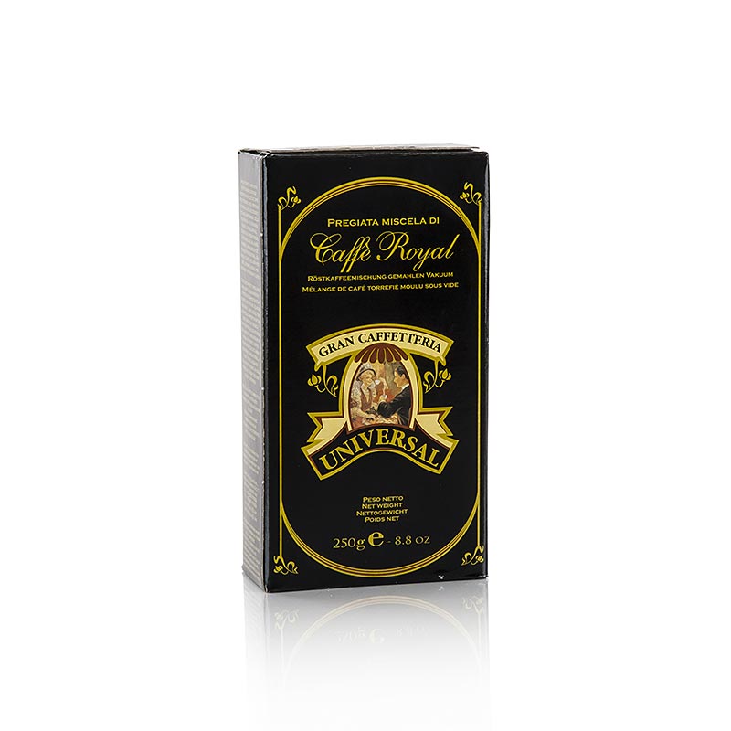 Espresso Universal Royal, 100% Arabica, gemahlen - 250 g - Dose Espresso Universal Royal, 100% Arabica, gemahlen - 250 g - Dose
