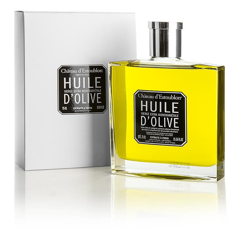 Aceite de oliva virgen extra, de aceitunas Boutaillan, en botella, Chateau d`Estoublon - 750ml - Botella Aceite de oliva virgen extra, de aceitunas Boutaillan, en botella, Chateau d`Estoublon - 750ml - Botella