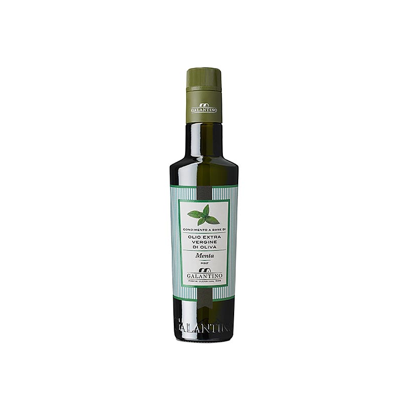Aceite de oliva virgen extra, Galantino con menta - Mentolio - 250ml - Botella