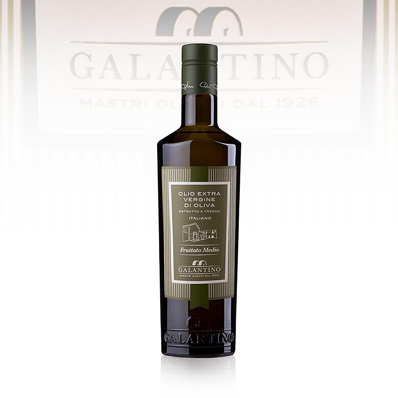 Aceite de oliva virgen extra, Galantino Il Frantoio, ligeramente afrutado - 500ml - Botella