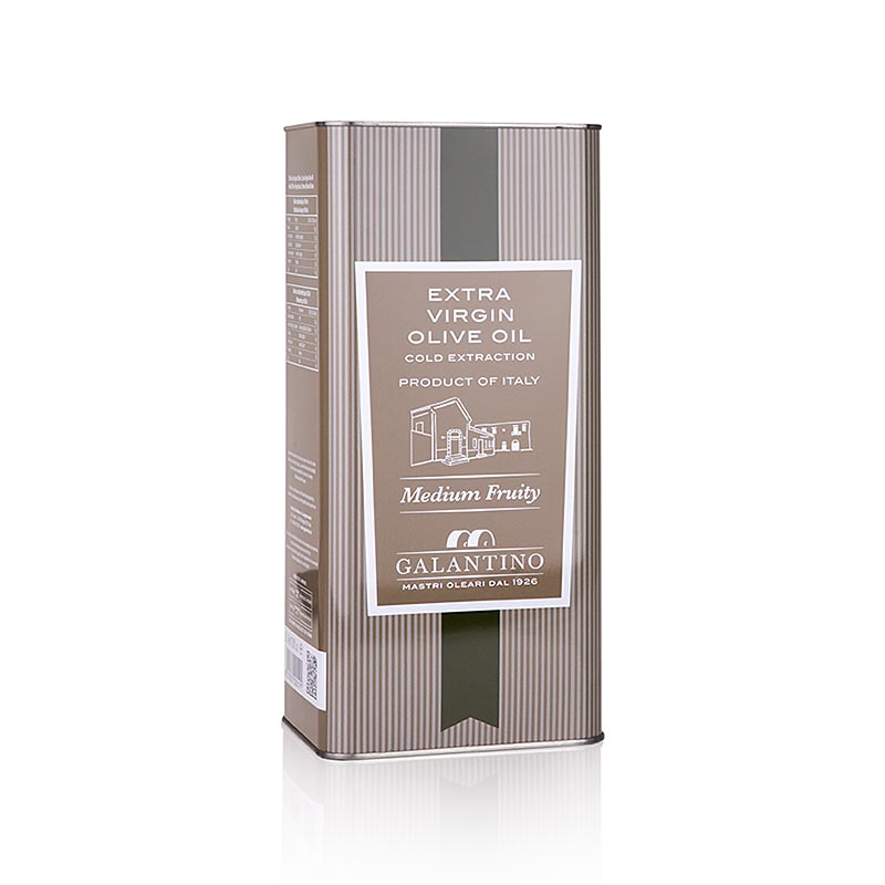 Oli d`oliva verge extra, Galantino Il Frantoio, lleugerament afruitat - 5 litres - recipient Oli d`oliva verge extra, Galantino Il Frantoio, lleugerament afruitat - 5 litres - recipient