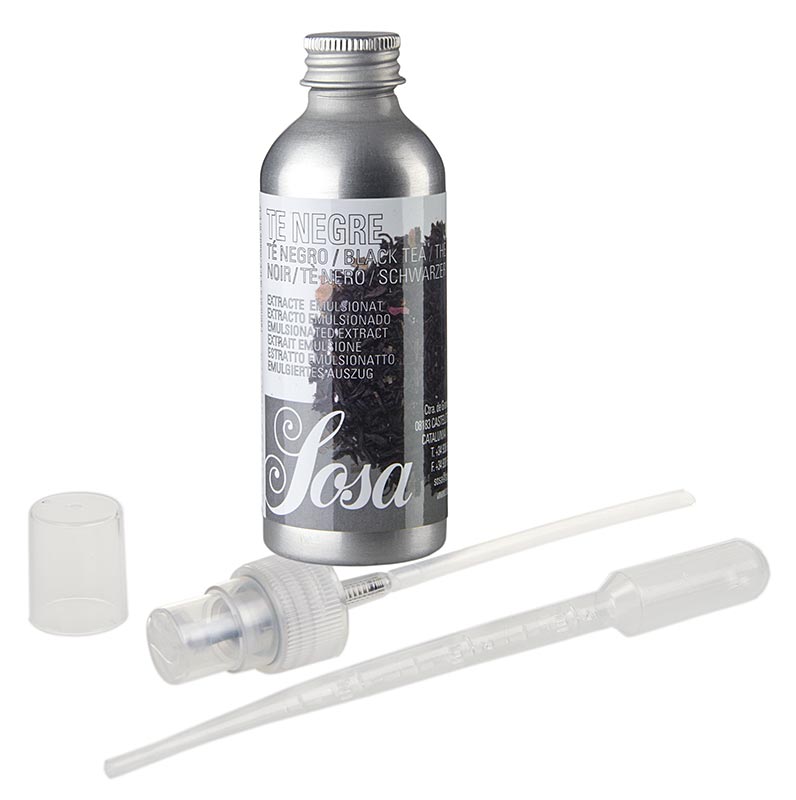 Aroma Natural schwarzer Tee, flüssig, Sosa - 50 g - Aluflasche Aroma Natural schwarzer Tee, flüssig, Sosa - 50 g - Aluflasche