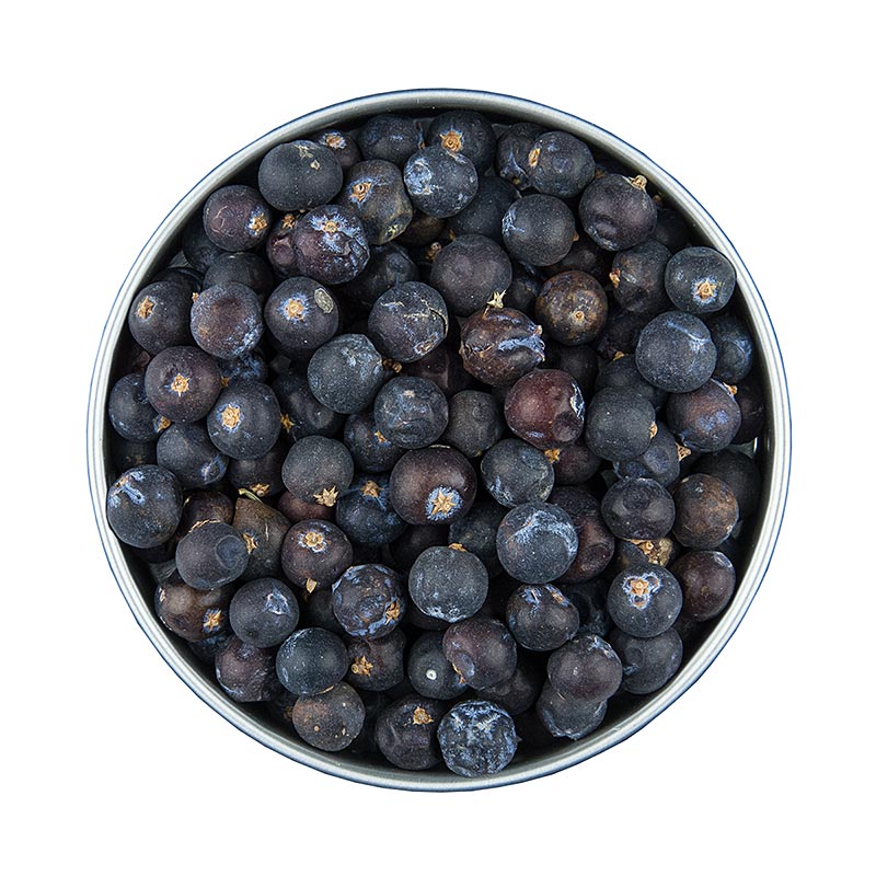 Juniper berry, besar, utuh, dari Italia, Altes Gewurzamt, Ingo Holland - 50 gram - Bisa