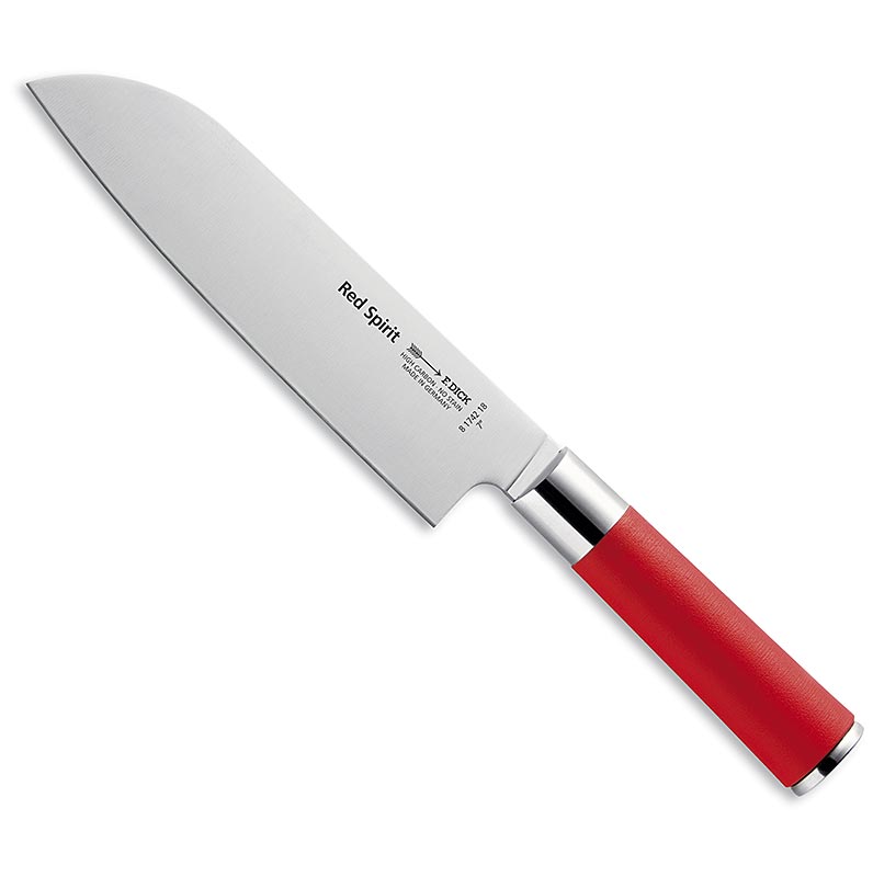 Serie Red Spirit, coltello Santoku, 18 cm, SPESSORE - 1 pezzo - scatola