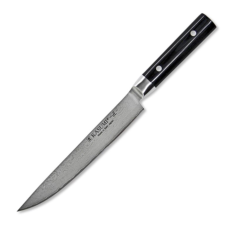 Ganivet de carn Kasumi MP-08 Masterpiece Damasc, 20cm - 1 peca - Caixa