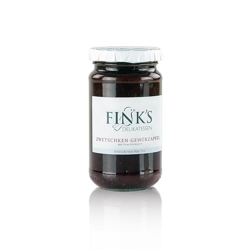 Doce light de maca com ameixa e especiarias Fink`s Delikatessen - 220g - Vidro Doce light de maca com ameixa e especiarias Fink`s Delikatessen - 220g - Vidro