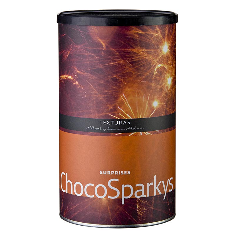 Sparkys (lluvia con gas), con cobertura de chocolate, Texturas Ferran Adria - 210g - caja de aromas