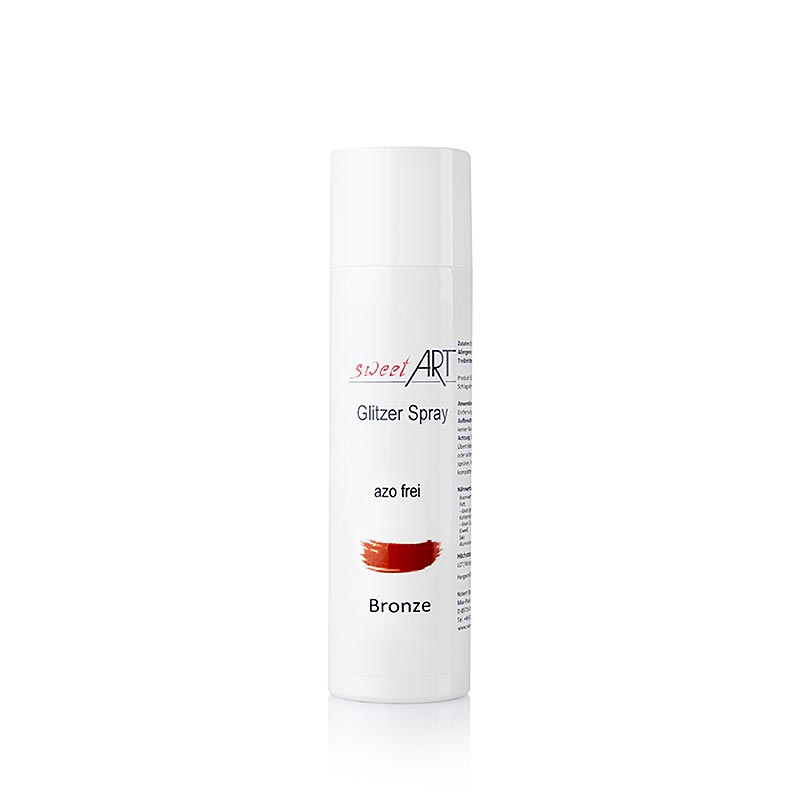 Glittersprey, glansandi brons, Sweet Art - 250ml - Spreybrusa