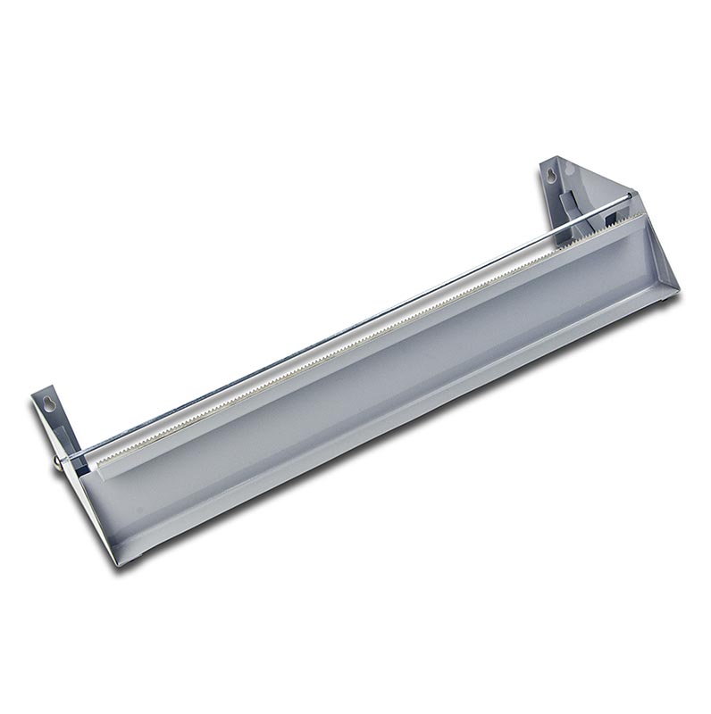 Dispensador de papel de aluminio, dispensador con dientes de metal, para rollos de hasta 45 cm de ancho - 1 pieza - Cartulina
