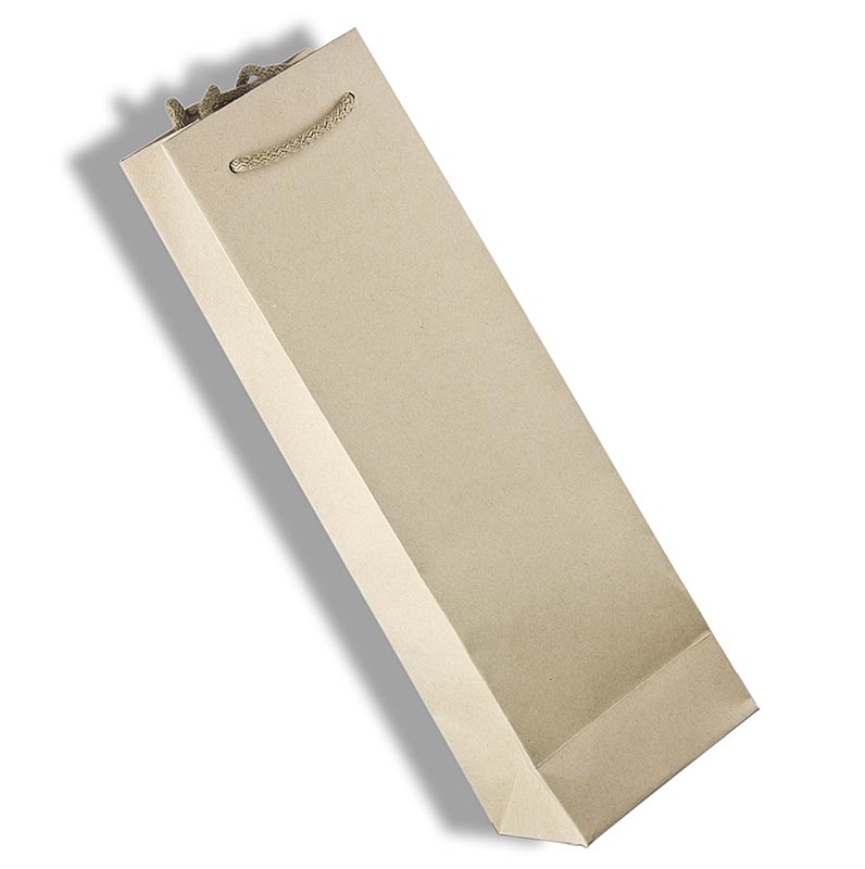 Viinilahjalaukku, luonnollinen, 1 pullolle 0,75 l - 1 kpl - Loysa Viinilahjalaukku, luonnollinen, 1 pullolle 0,75 l - 1 kpl - Loysa