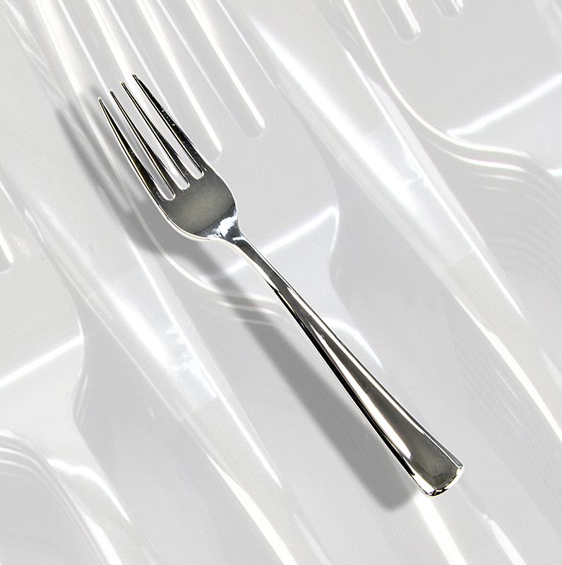Forchette argentate usa e getta, in plastica, argento, 18,5 cm, 50