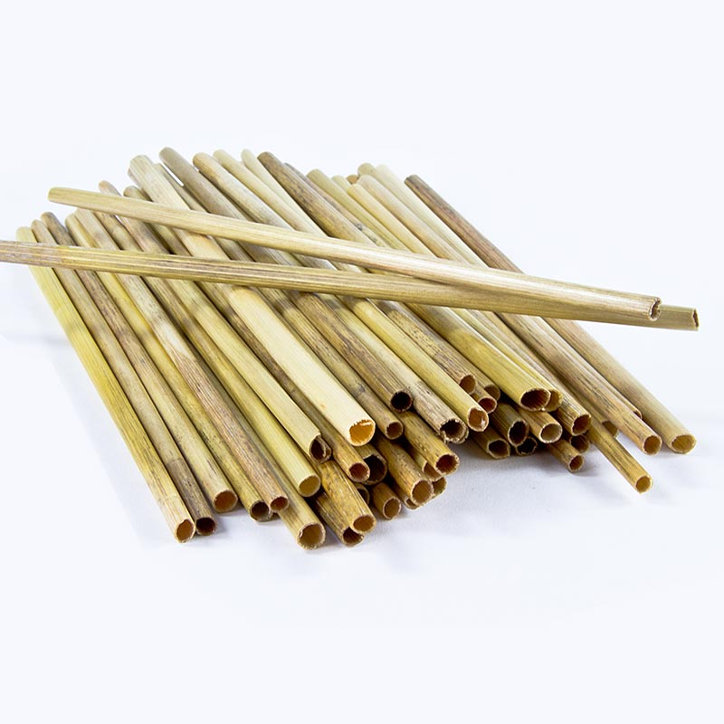 Palletes de palla natural Strohmi, per begudes llargues, 22cm - 250 peces - bossa