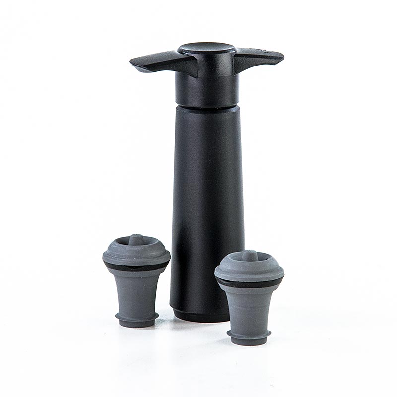 Bomba de vino Vacu Vin, para aspiracion al vacio, con 2 tapones - 1 pieza - bolsa Bomba de vino Vacu Vin, para aspiracion al vacio, con 2 tapones - 1 pieza - bolsa
