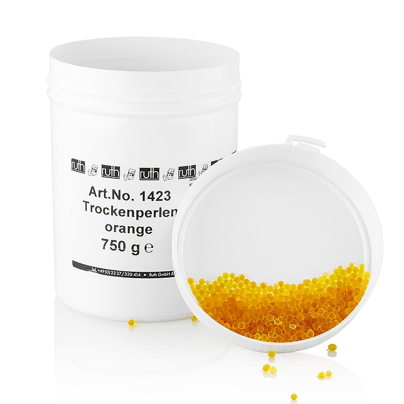 Granulos secos - silica gel, laranja (anteriormente gel azul) - 750g - Pe pode