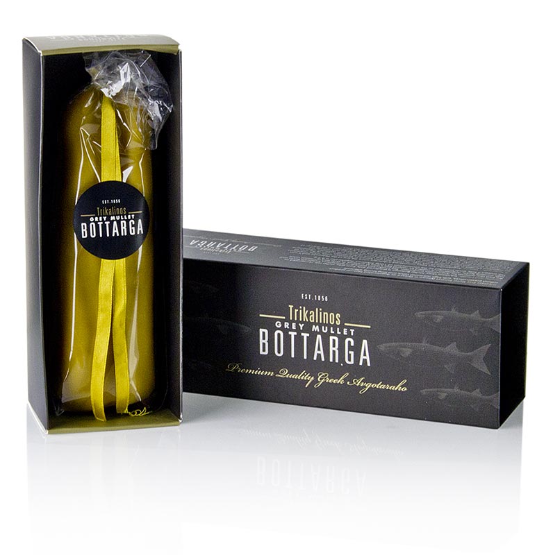 Bottarga / Avgotaraho - huevas de salmonete, en una sola pieza, Grecia, Trikalinos - aproximadamente 250 gramos - bolsa