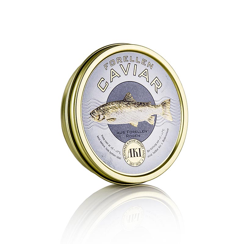 Caviar de trucha, natural - 200 gramos - poder