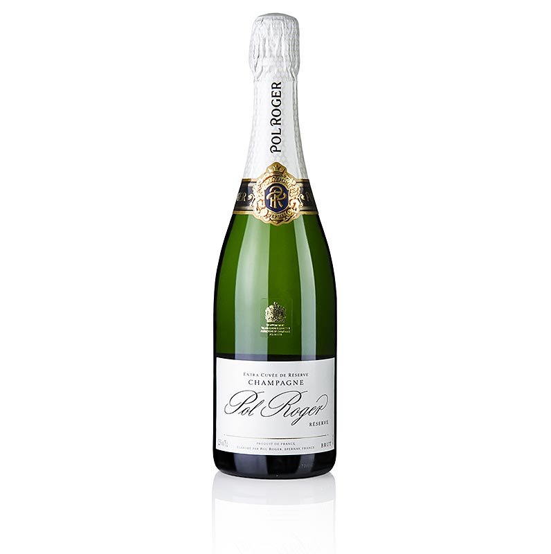 Champanhe Pol Roger Brut Reserva, 12,5% vol., 90 PP - 750ml - Garrafa