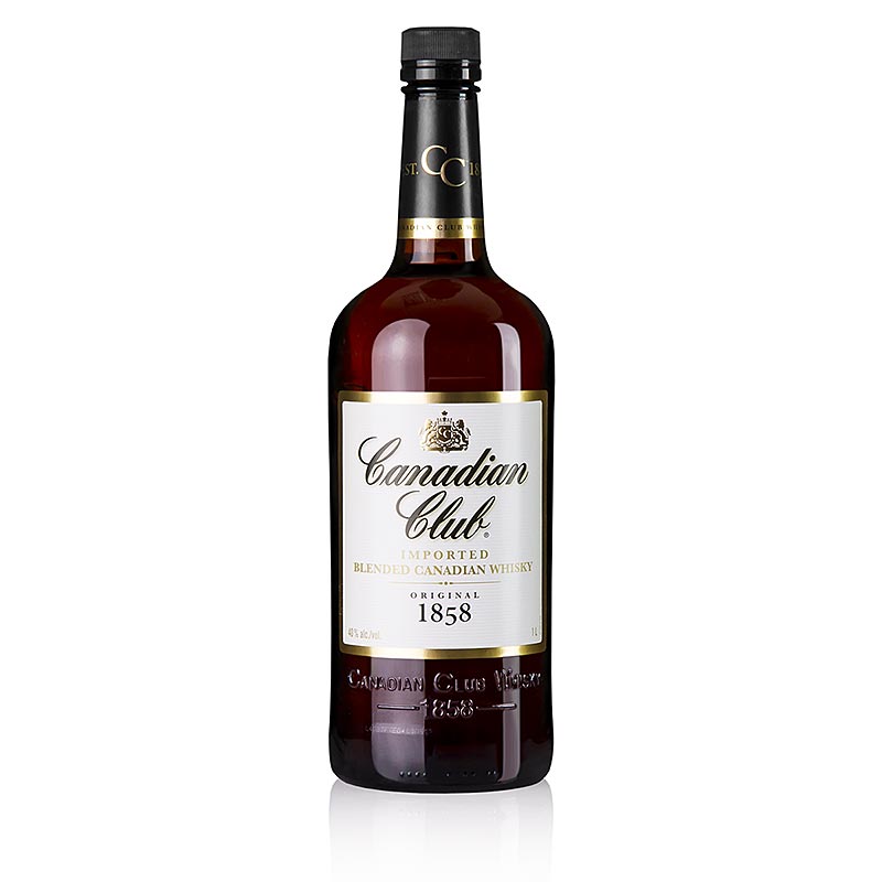 Blended Whisky Canadian Club, 40 tilavuusprosenttia, Kanada - 1 litra - Pullo