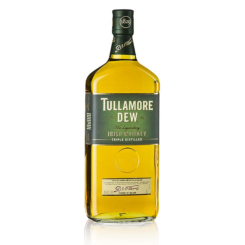 Tullamore Dew Whisky, 40 tilavuusprosenttia, Irlanti - 700 ml - Pullo