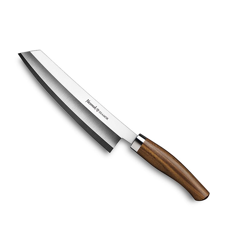 Nesmuk Diamor Kochmesser, 180mm, Silberzwinge, Griff Pau Ferro, Holzscheide - 1 St - Holzkiste Nesmuk Diamor Kochmesser, 180mm, Silberzwinge, Griff Pau Ferro, Holzscheide - 1 St - Holzkiste