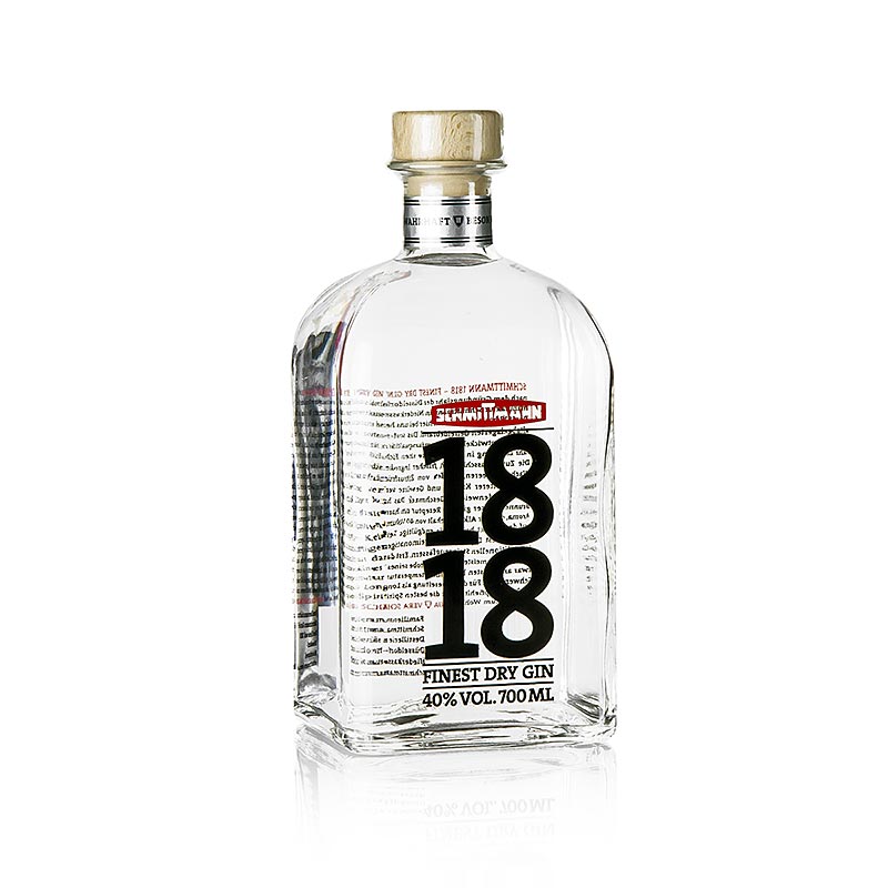 Gin Kering Terbaik Schmittmann 1818, 40% vol., Dusseldorf - 700ml - Botol
