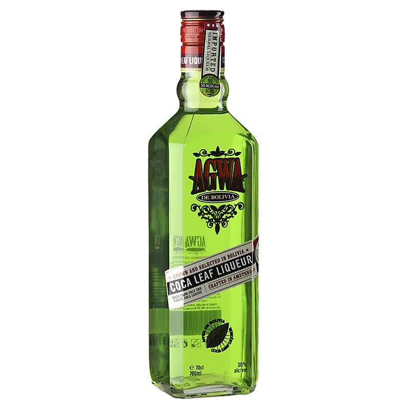 AGWA, liquore di foglie di coca, Bolivia, 30% vol. - 700 ml - Bottiglia AGWA, liquore di foglie di coca, Bolivia, 30% vol. - 700 ml - Bottiglia