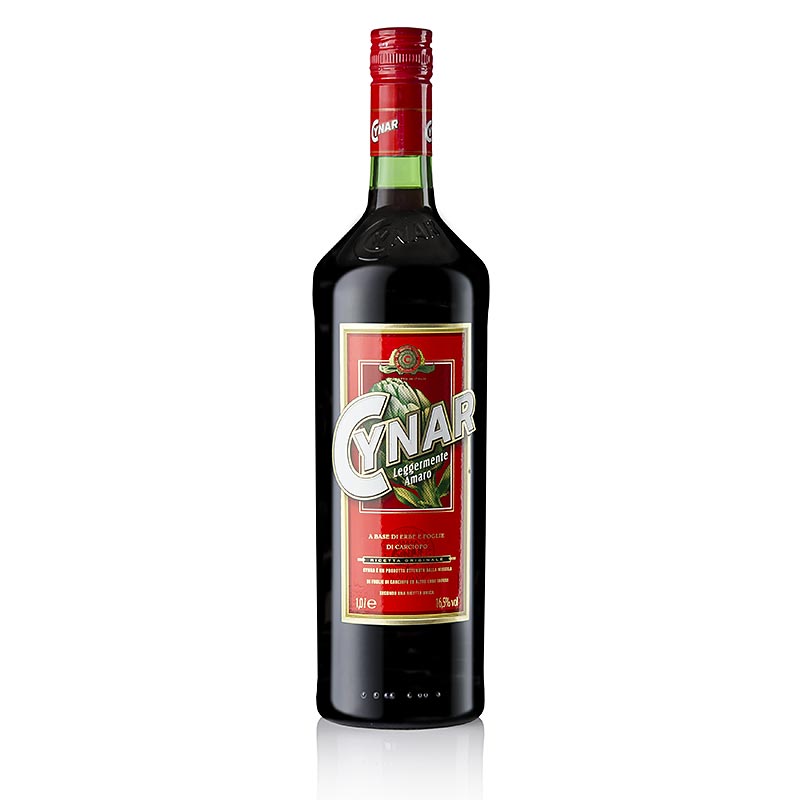 Cynar, bitters angjinarja, 16.5% vol. - 1 liter - Shishe