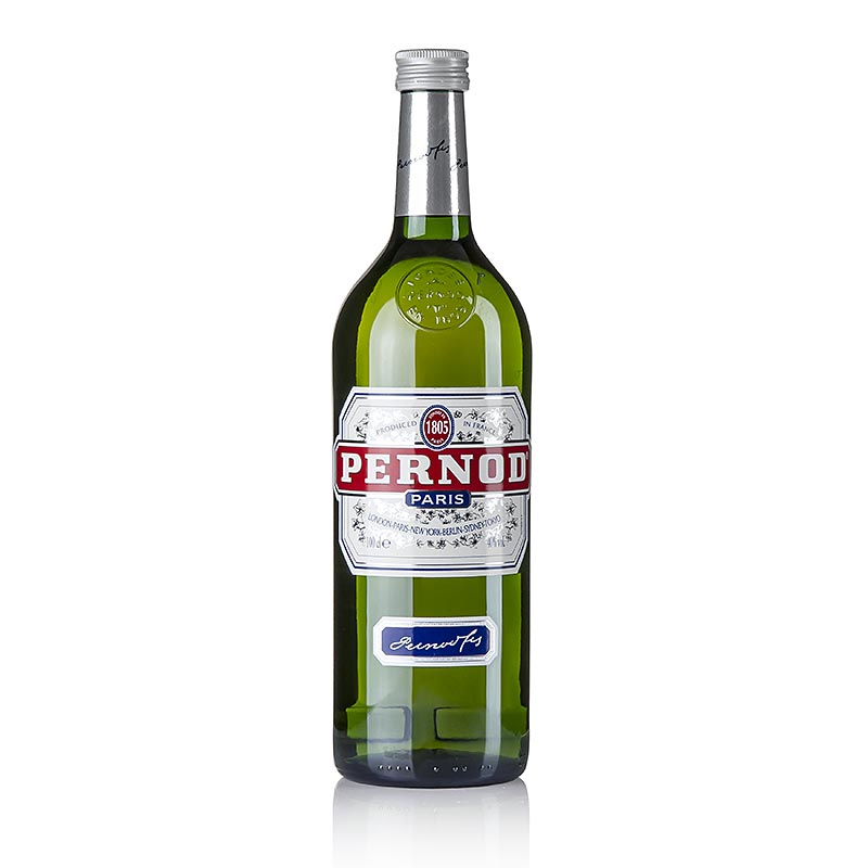 Pernod, anislikor, 40% vol. - 1 liter - Flaska