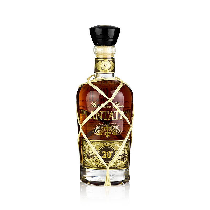 Plantation Rum Barbados Extra Old, 20 Aniversario, 12 anos, 40% vol. - 700ml - Botella