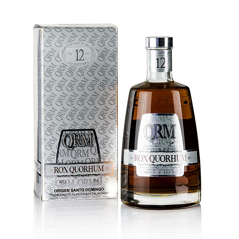 Rum Quorhum, 12 anni, Repubblica Dominicana, 40% vol. - 700ml - Bottiglia