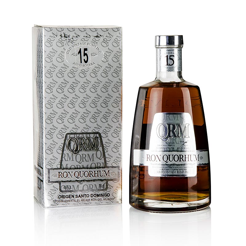 Rum Quorhum, 15 anni, Repubblica Dominicana, 40% vol. - 700ml - Bottiglia