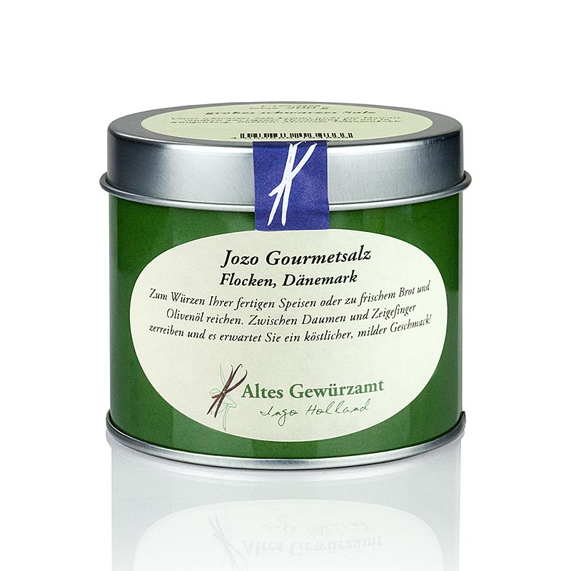 Flocs de sal gourmet Jozo - flocs de sal marina, Altes Gewurzamt, Ingo Holland - 100 g - llauna Flocs de sal gourmet Jozo - flocs de sal marina, Altes Gewurzamt, Ingo Holland - 100 g - llauna
