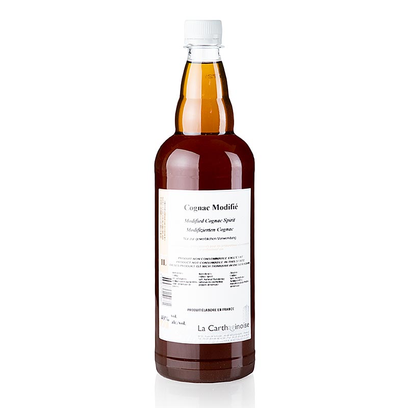 Cognac - diubah suai dengan lada garam, 40% vol., La Carthaginoise - 1 liter - Botol PE