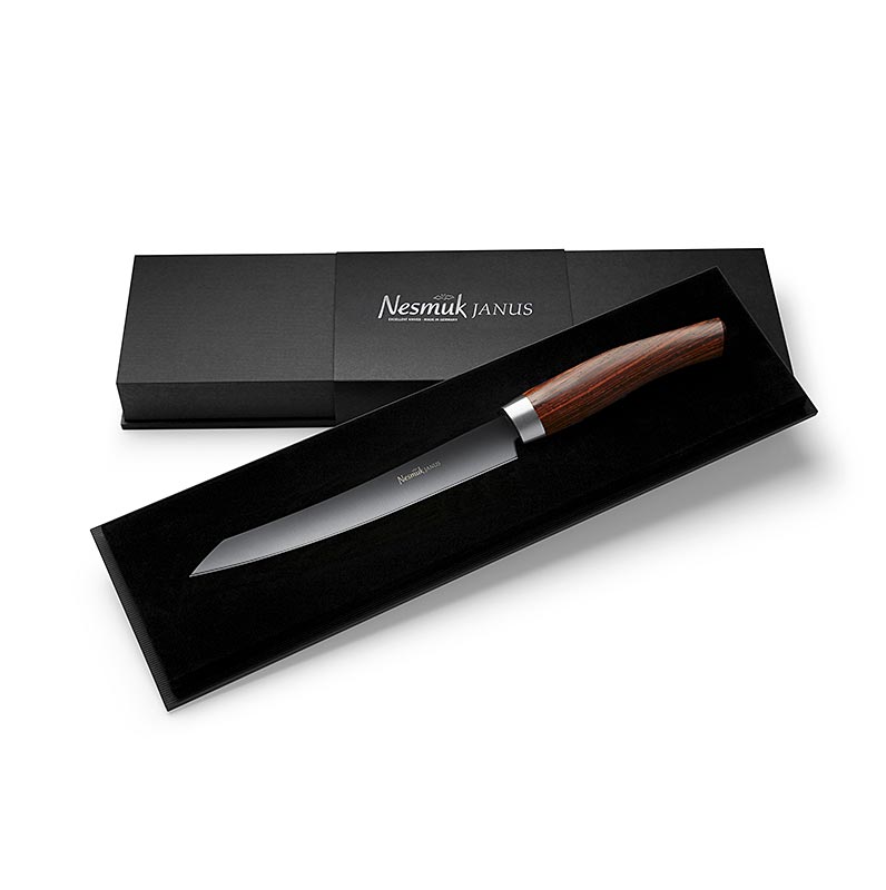 Nesmuk Soul 3.0 Slicer, 160mm, Edelstahlzwinge, Griff Cocobolo - 1 St - Schachtel Nesmuk Soul 3.0 Slicer, 160mm, Edelstahlzwinge, Griff Cocobolo - 1 St - Schachtel