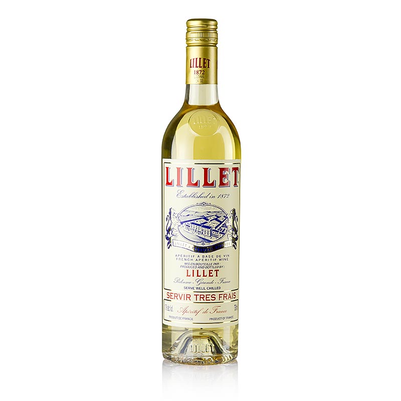 Lillet Blanc, vinfordrykkur, 17% vol. - 750ml - Flaska