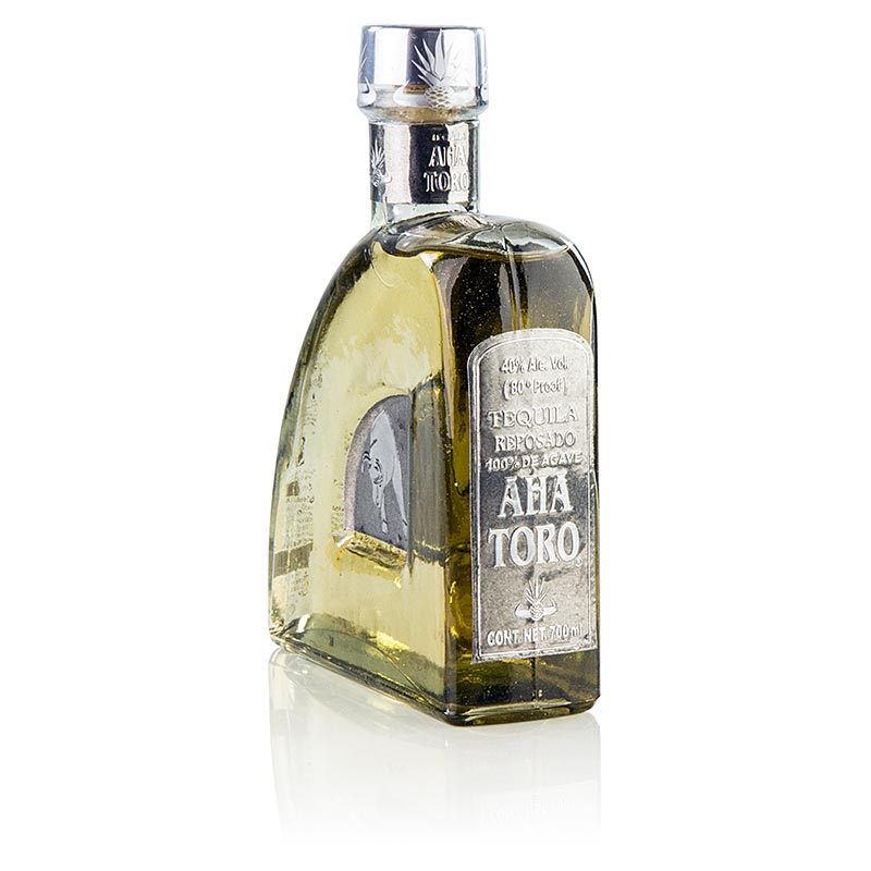 Aha Toro Reposado Tequila, 9 manader Jack Daniels fat, 40% vol. - 700 ml - Flaska Aha Toro Reposado Tequila, 9 manader Jack Daniels fat, 40% vol. - 700 ml - Flaska