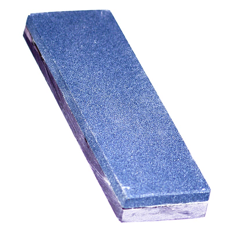 Schleifstein Belgischer Brocken, Kombistein blau/hellblau, 20x6cm, 700/5000er - 1 St - Lose Schleifstein Belgischer Brocken, Kombistein blau/hellblau, 20x6cm, 700/5000er - 1 St - Lose