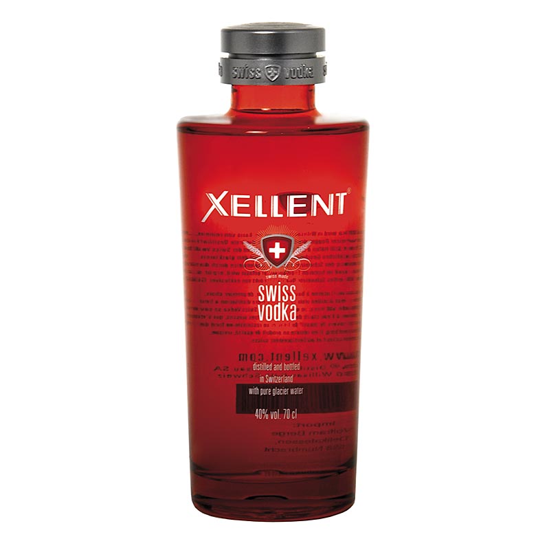 Xellent Vodka, 40 tilavuusprosenttia, Sveitsi - 700 ml - Pullo