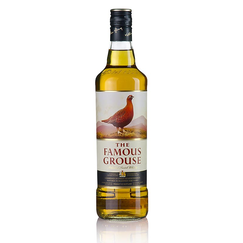 Blended Whisky Famous Grouse, 40% vol., Escocia - 700 ml - Ampolla