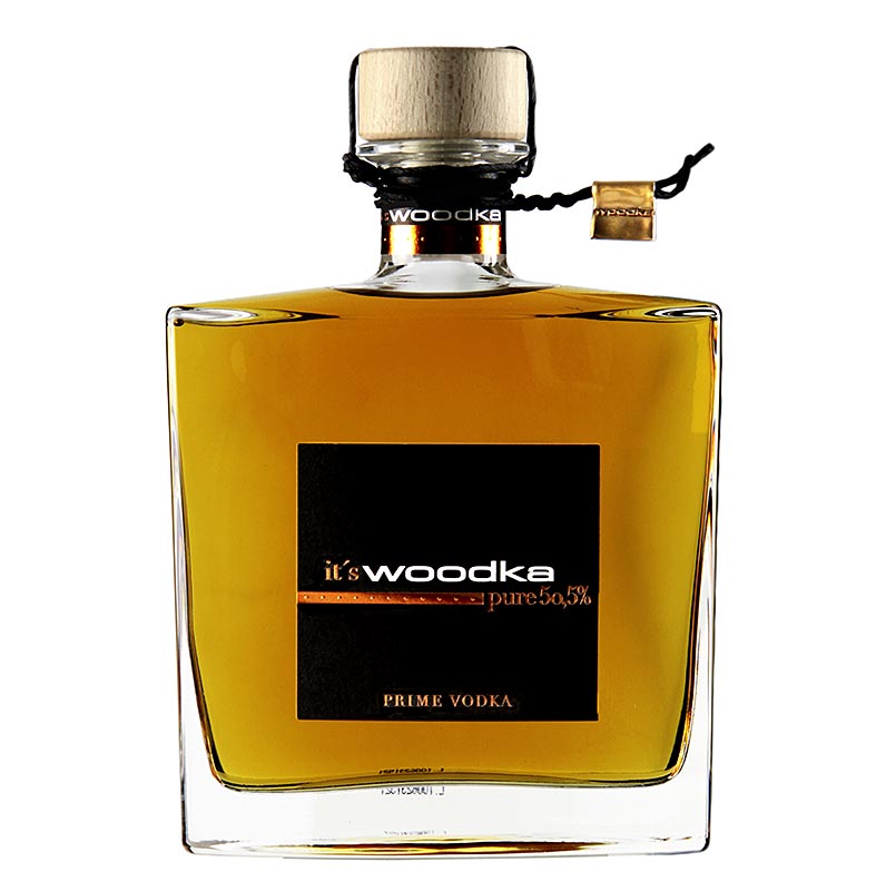 Prime Vodka e woodka, envelhecida em barrica, 50,5% vol., fatia - 700ml - Garrafa