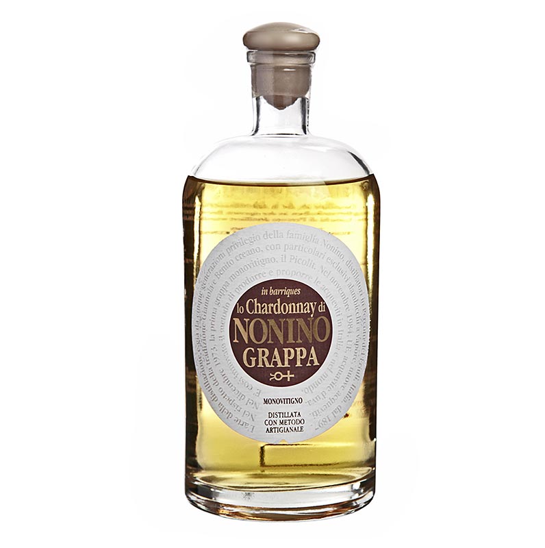 Grappa Monovitigno Lo Chardonnay Barriques, druvsort grappa, 41% vol., Nonino - 700 ml - Flaska