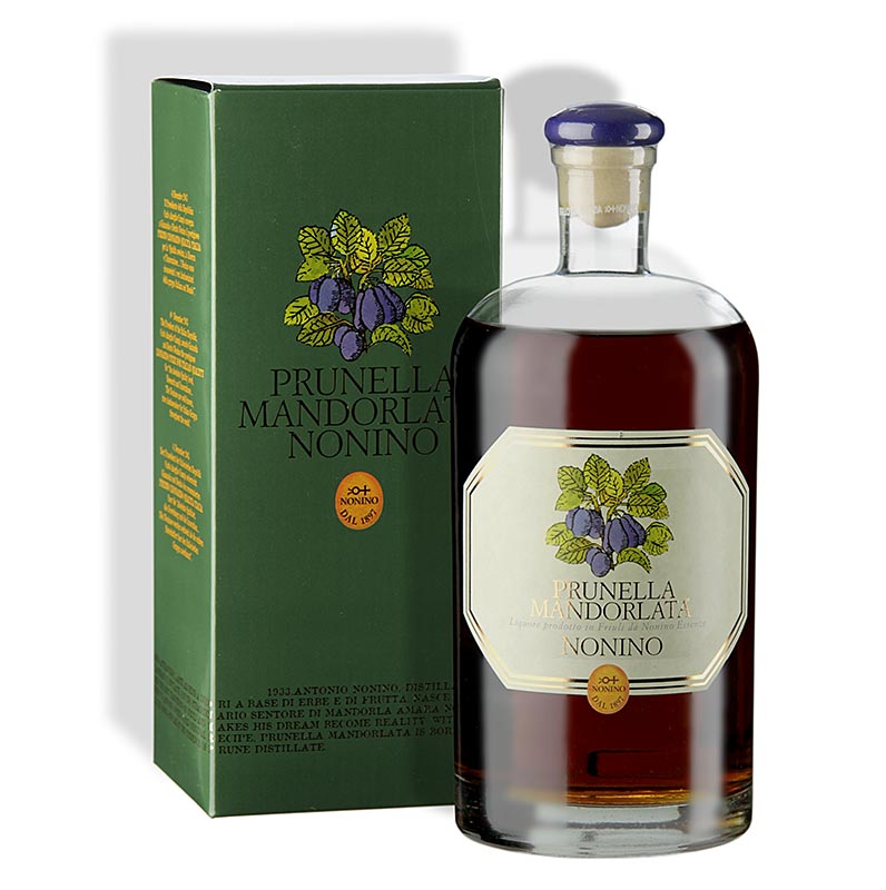 Prunella Mandorlata, licor de ameixa, 33% vol., Nonino - 700ml - Garrafa