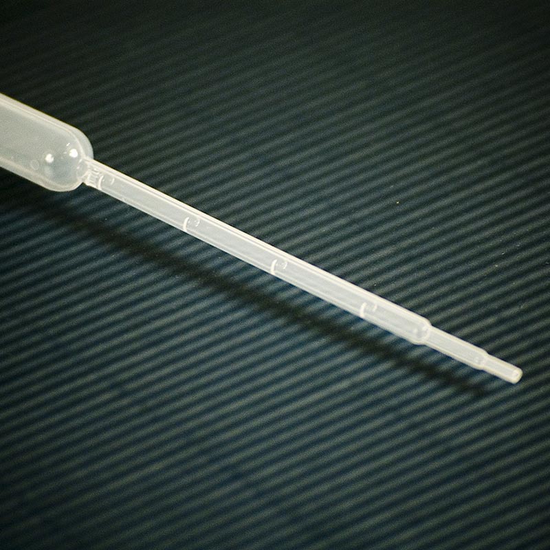 Pasteurpipette, Saugvolumen 3ml, 15cm lang, graduiert, Kunststoff - 1 St - Lose Pasteurpipette, Saugvolumen 3ml, 15cm lang, graduiert, Kunststoff - 1 St - Lose