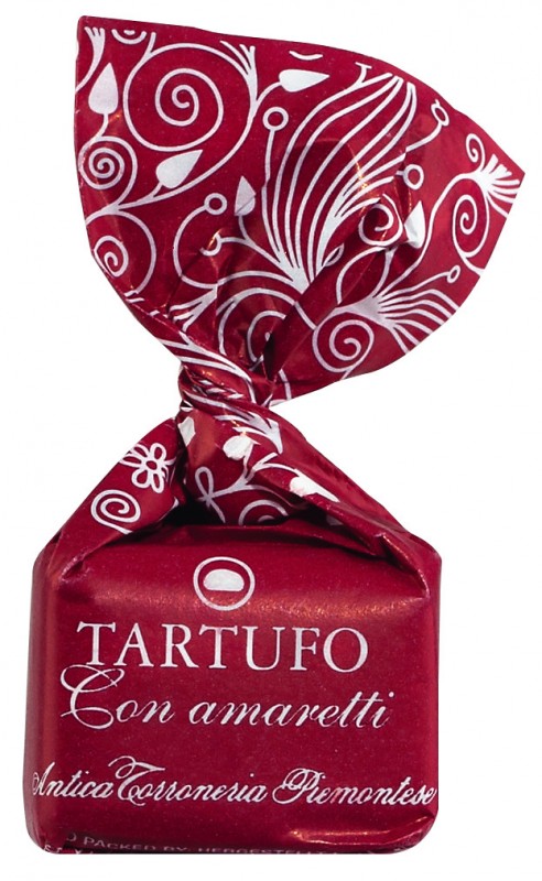 Tartufi dolci con Amaretti, sacchetto, suklaatryffelit amaretilla, pussi, Antica Torroneria Piemontese - 1000 g - kg