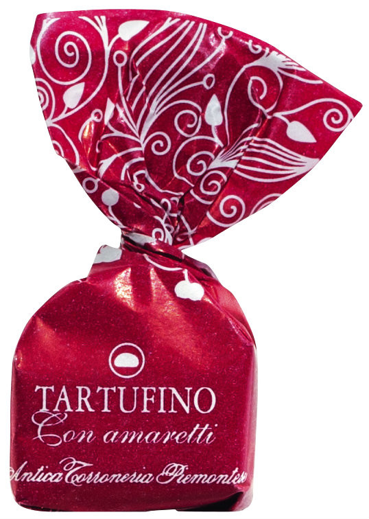 Tartufini dolci con Amaretti, ATP sfusi, sukkuladhitrufflur medh amaretti, lausar, Antica Torroneria Piemontese - 1.000 g - Taska