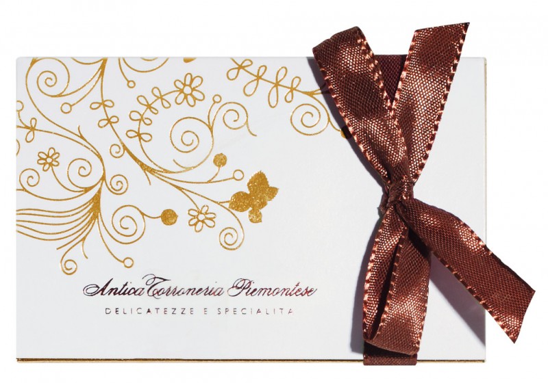 Ballotin tartufini, tartufi di cioccolato, scatola di cioccolatini, Antica Torroneria Piemontese - 50 g - pz