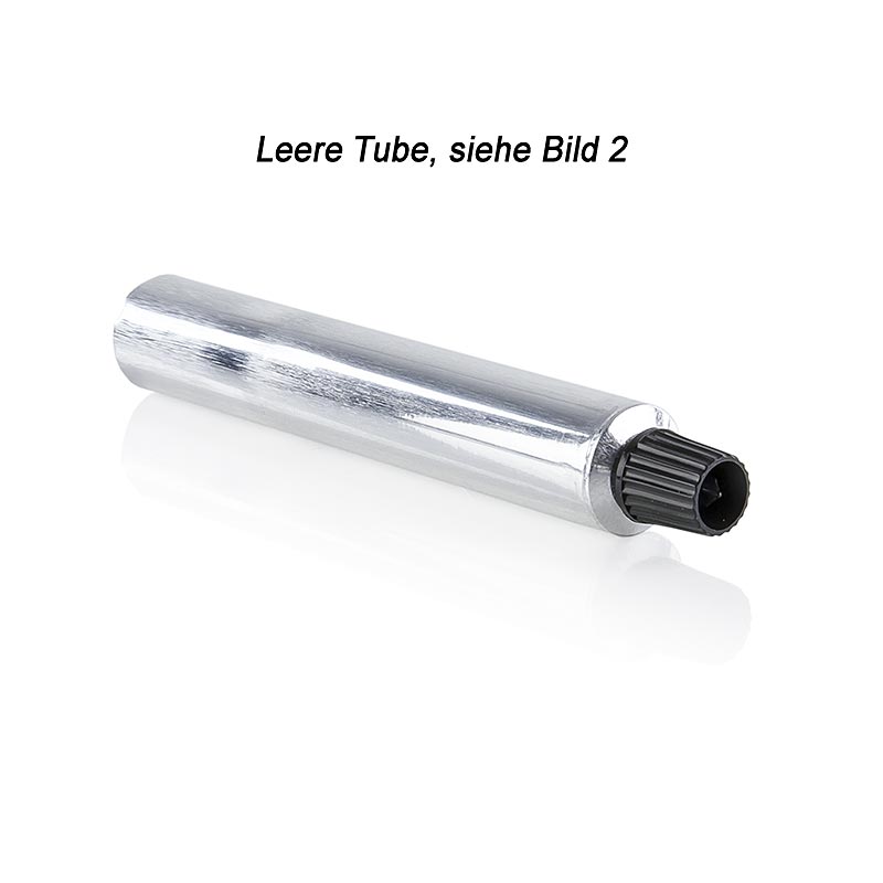 Tube zum Befüllen, silber, 30ml, ohne Inhalt, 100% Chef - 1 Stück - Lose