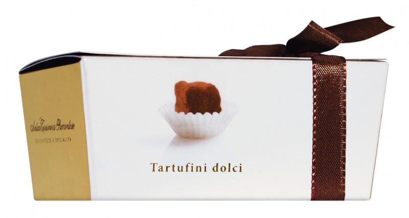 Ballotin tartufini, tartufi di cioccolato, scatola di cioccolatini, Antica Torroneria Piemontese - 50 g - pz