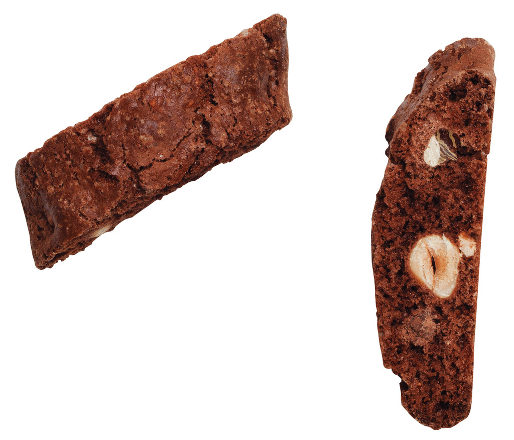 Cantuccini con nocciole e cioccolato, sacchetto, Cantuccini dengan hazelnut + coklat gelap, Deseo - 180g - beg Cantuccini con nocciole e cioccolato, sacchetto, Cantuccini dengan hazelnut + coklat gelap, Deseo - 180g - beg
