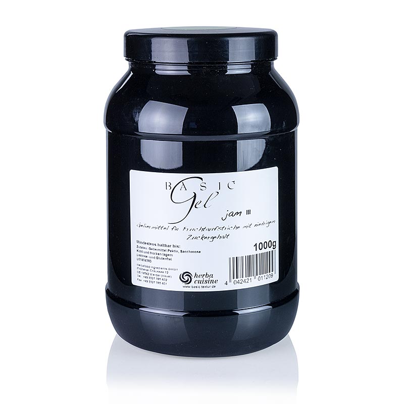 Basic Gel - for jam 3, Grün, vegan, Herbacuisine - 1 kg - Pe-dose